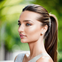 Ponytail Brown Hairstyle profile picture for women
